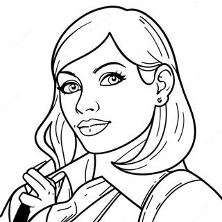 Bad Girl Coloring Page 64343-51574