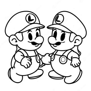 Baby Mario And Luigi Coloring Page 64383-51606