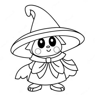 Ralsei With Adorable Hat Coloring Page 64394-51617