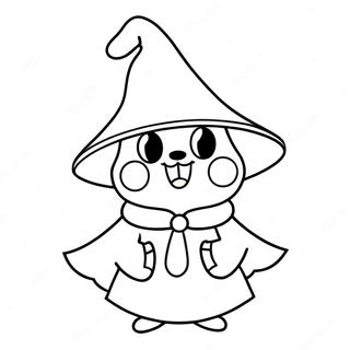 Ralsei With Adorable Hat Coloring Page 64394-51618