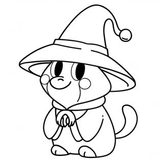 Ralsei With Adorable Hat Coloring Page 64394-51620