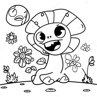 Plants Vs Zombies 2 Coloring Page 64403-51622