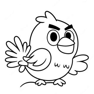 Angry Birds Stella Coloring Page 64413-51630