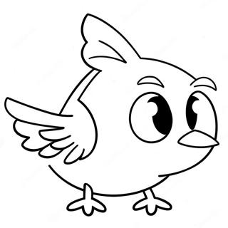 Colorful Angry Birds Stella In Flight Coloring Page 64414-51639