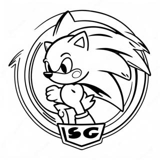 Team Sonic Racing Logo Coloring Page 64433-51646