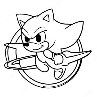 Team Sonic Racing Logo Coloring Page 64433-51647