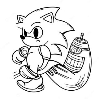 Sonic The Hedgehog In Racing Gear Coloring Page 64434-51655