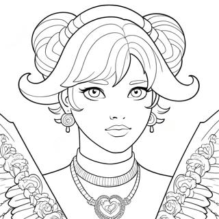 Mina Ashido Coloring Pages