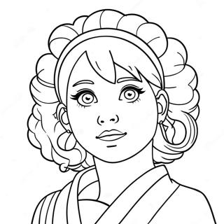 Mina Ashido Coloring Page 64443-51650