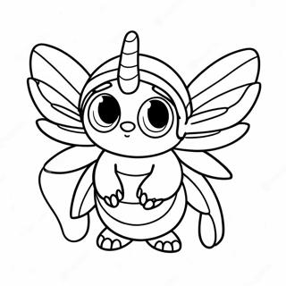 Navi Avatar With Glowing Eyes Coloring Page 64474-51692