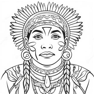 Ojibwe Coloring Page 64483-51683