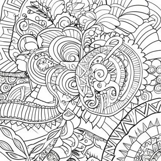 Traditional Ojibwe Patterns Coloring Page 64484-51687