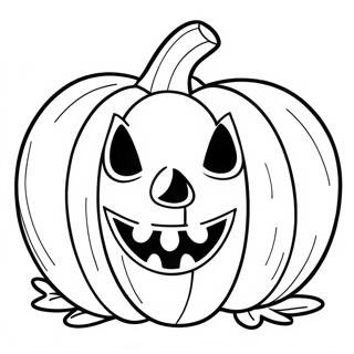 Easy Halloween Pumpkin Coloring Page 64493-51694