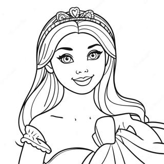 Barbie Princess Coloring Page 64523-51713