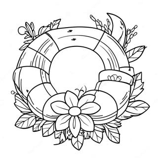 Advent Wreath Coloring Page 64533-51724