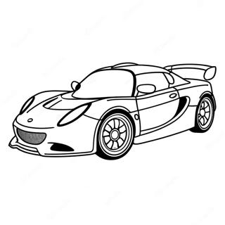 Lotus Car Coloring Page 64543-51730