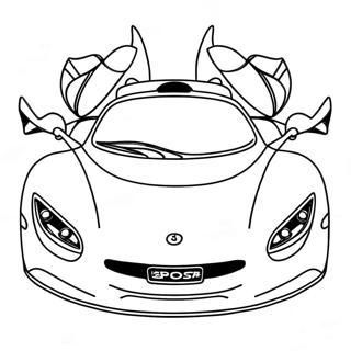 Sporty Lotus Car Coloring Page 64544-51734