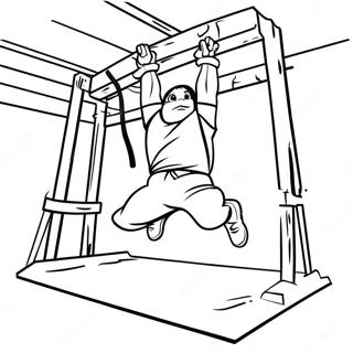 American Ninja Warrior Coloring Pages