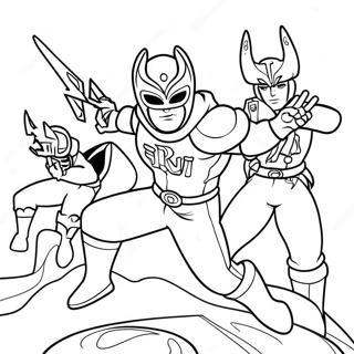 Spirit Rangers Coloring Pages