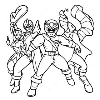 Spirit Rangers Coloring Page 64603-51774