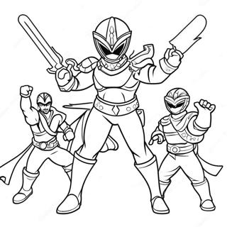 Colorful Spirit Rangers Adventure Coloring Page 64604-51785