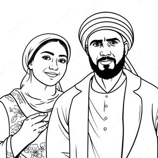 Omar And Hana Coloring Page 64633-51811