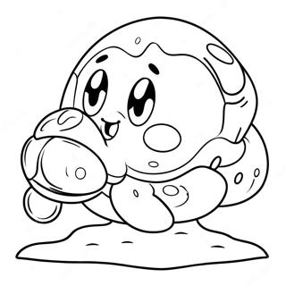 Ice Kirby Coloring Page 64643-51808