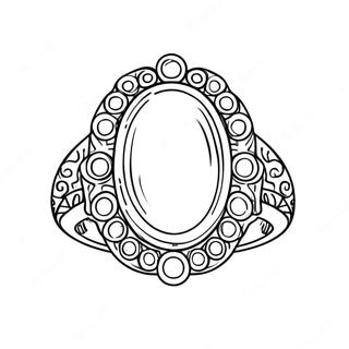 Simple Ring Coloring Page 64663-51821