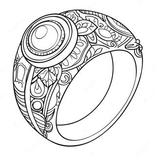 Simple Ring Coloring Page 64663-51823