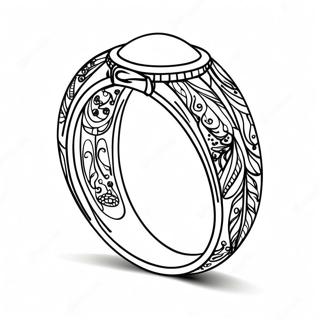 Simple Ring Coloring Page 64663-51824