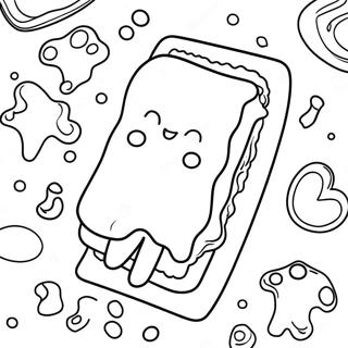 Pop Tart Coloring Pages