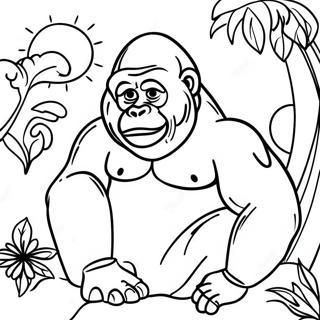 Goodnight Gorilla Coloring Page 64713-51869