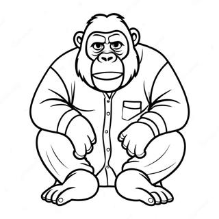 Goodnight Gorilla Coloring Pages