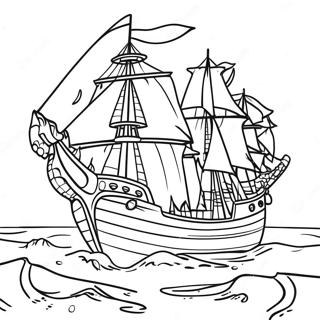 Shipwreck Coloring Pages