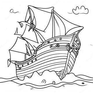 Mysterious Shipwreck Coloring Page 64724-51880