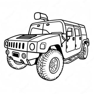 Hummer Coloring Page 64733-51883