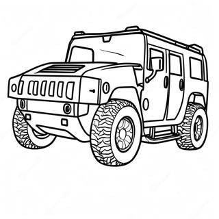 Cool Hummer Off Road Coloring Page 64734-51885