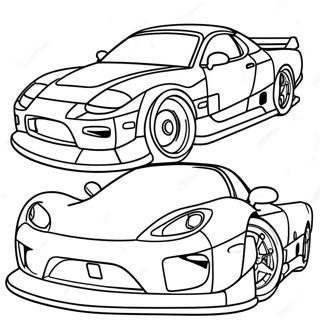 Rx7 Sports Car Coloring Page 64743-51890