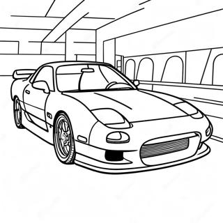 Rx7 Sports Car Coloring Page 64743-51892