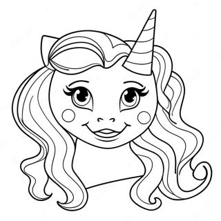 Sisters Series 3 Unicorn Lol Coloring Page 64753-51898