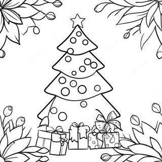 Tropical Christmas Coloring Pages