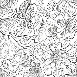 Luxurious Velvet Textures Coloring Page 6477-5288