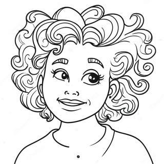 Crazy Hair Coloring Page 64793-51935