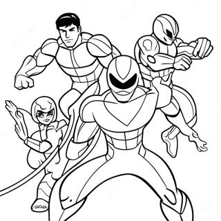 Max Steel With Friends Coloring Page 64814-51954