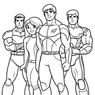 Max Steel With Friends Coloring Page 64814-51956