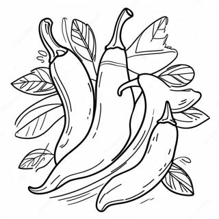 Chili Coloring Pages