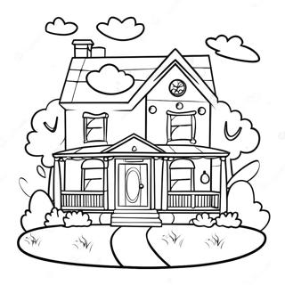 Home Sweet Home Coloring Page 64853-51980