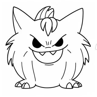 Gengar Coloring Page 6486-5283