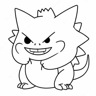 Gengar Coloring Page 6486-5284