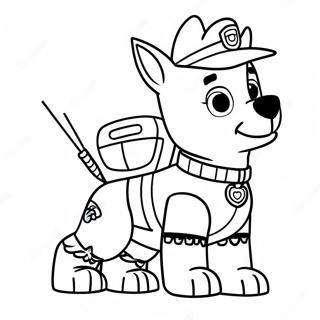 Tracker Paw Patrol Coloring Page 64873-51995